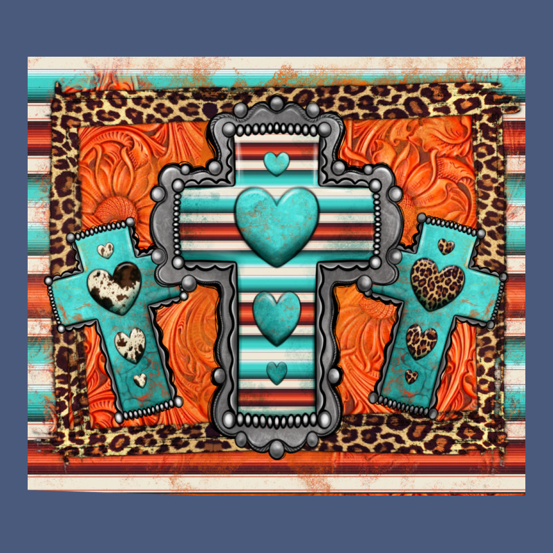 Turquoise Gemstone Crosses Vintage Hoodie by Jasminsmagicworld | Teevron