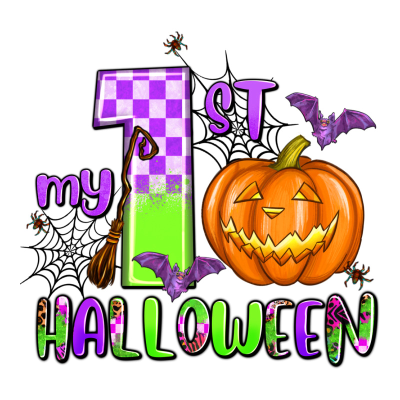 My First Halloween Pumpkin Premium Tee by AdoDesignShop | Teevron