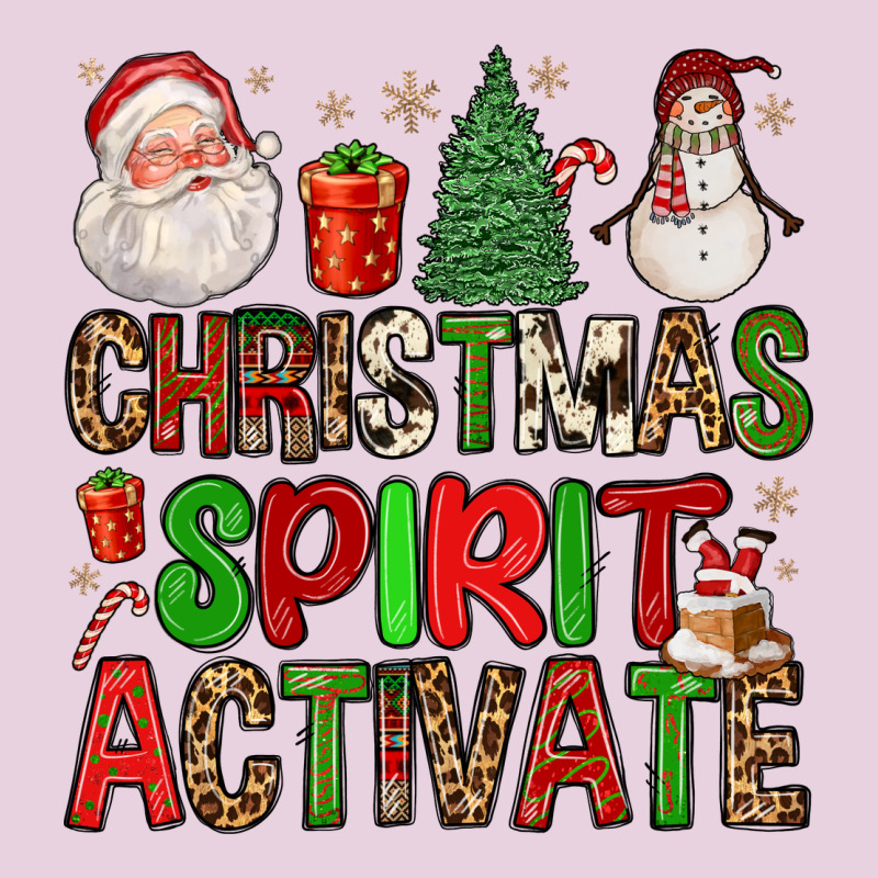Christmas Spirit Activate Ladies Tee by FaDigitalArtStudio | Teevron
