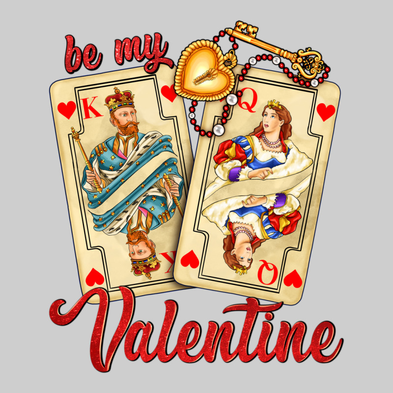 Be My Valentine With Playing Cards And Key Premium Tee by AdoDesignShop | Teevron
