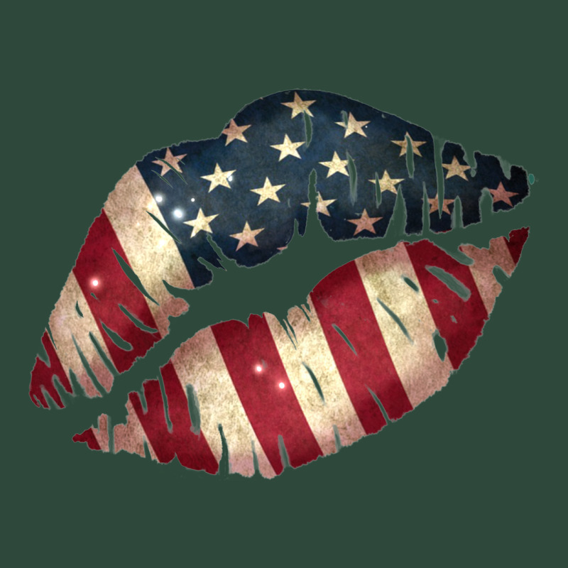 Vintage American Flag Lips Zipper Hoodie by Bettercallsaul | Teevron