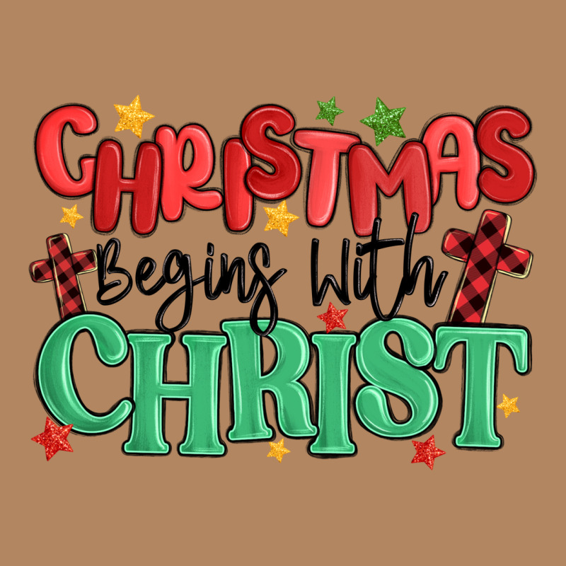 Christmas Begins With Christ Long Sleeve Tee by MaliasSmallBusiness | Teevron