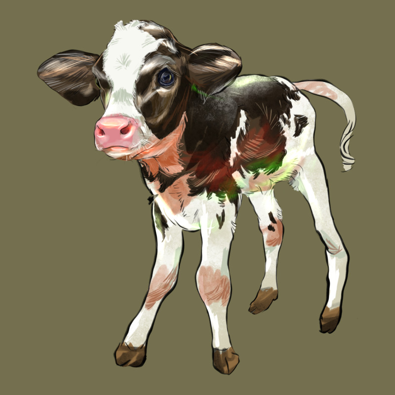 Holstein Calf Vintage Hoodie by LillyAllenDesigns | Teevron