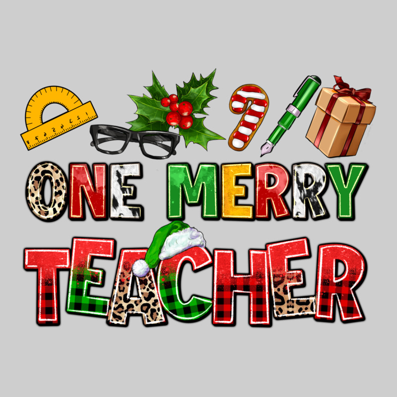 One Merry Teacher Premium Tee by AdoDesignShop | Teevron