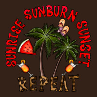 Sunrise Sunburn Sunnset Repeat Heavy Core Tee | Teevron