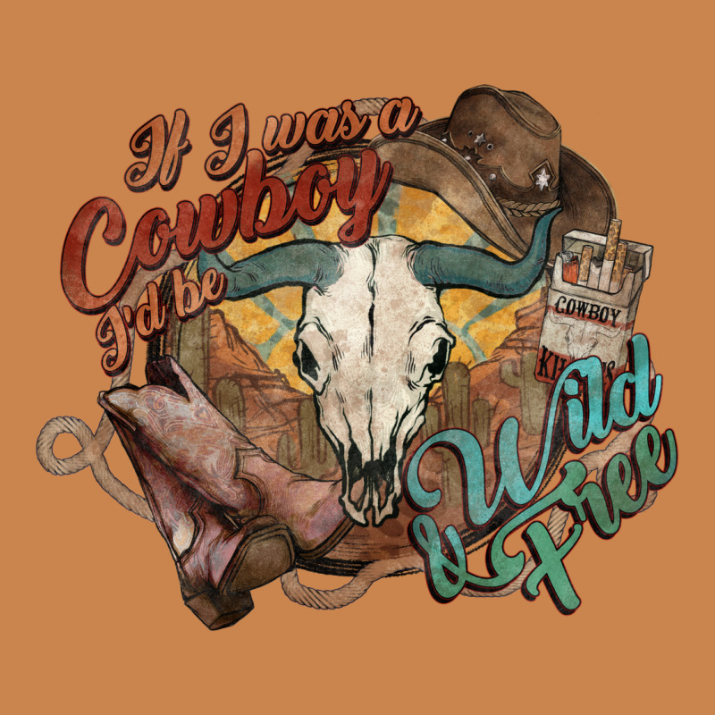 Cowboy Wild And Free Western Heavyweight Hoodie by HowdyJamesFarm | Teevron