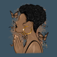 Black Woman Praying Urban Heavy Tee | Teevron