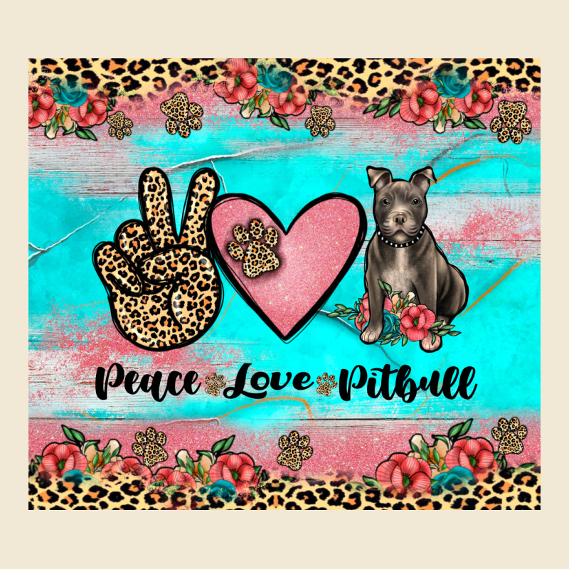 Peace Love Pitbull Premium Tee by JahusDesignShop | Teevron