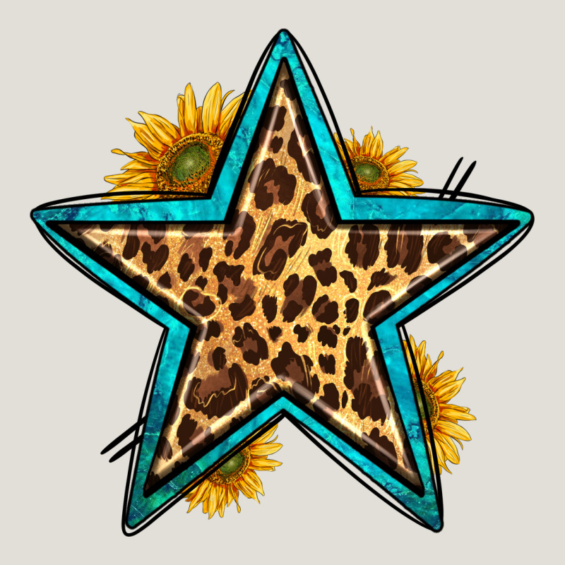 Western Leopard Star Heavy Core Tee by HRA Design Shop | Teevron