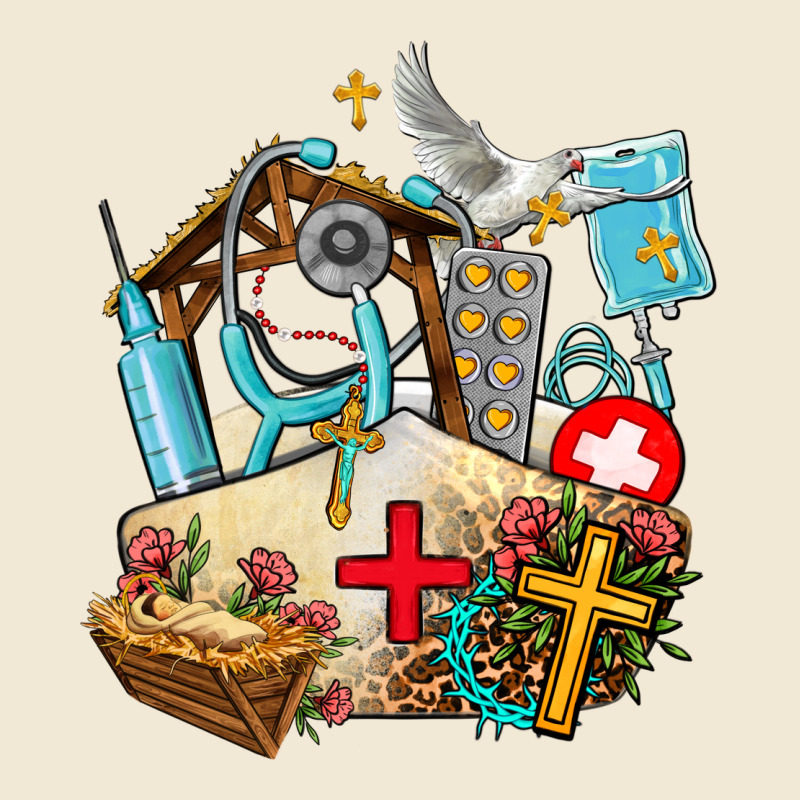 Nurse  Cross And Jesus Premium Tee by AdoDesignShop | Teevron