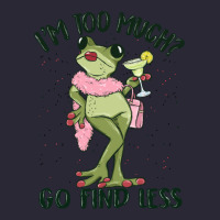 I'm Too Much Go Find Less Boujee Frog Vintage Tee | Teevron