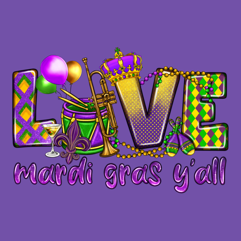 Love Mardi Gras Y'all Premium Sweatshirt by HowdyJamesFarm | Teevron