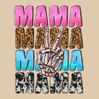 Mama Skeleton Peace Leopard Pattern Heavyweight Sweatshirt | Teevron