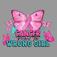 Cancer Picked The Wrong Girl Vintage Hoodie | Teevron