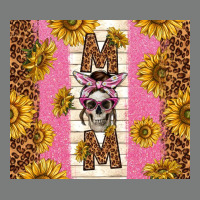 Skull Mom Sunflowers Premium Hoodie | Teevron