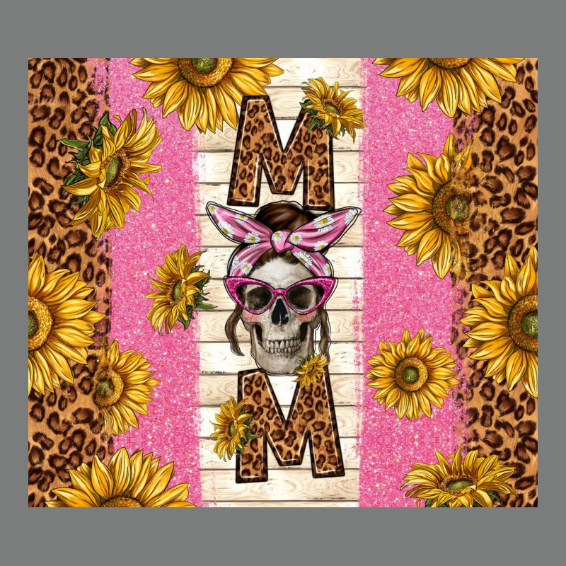 Skull Mom Sunflowers Premium Hoodie by TumblerDesignByShophia | Teevron