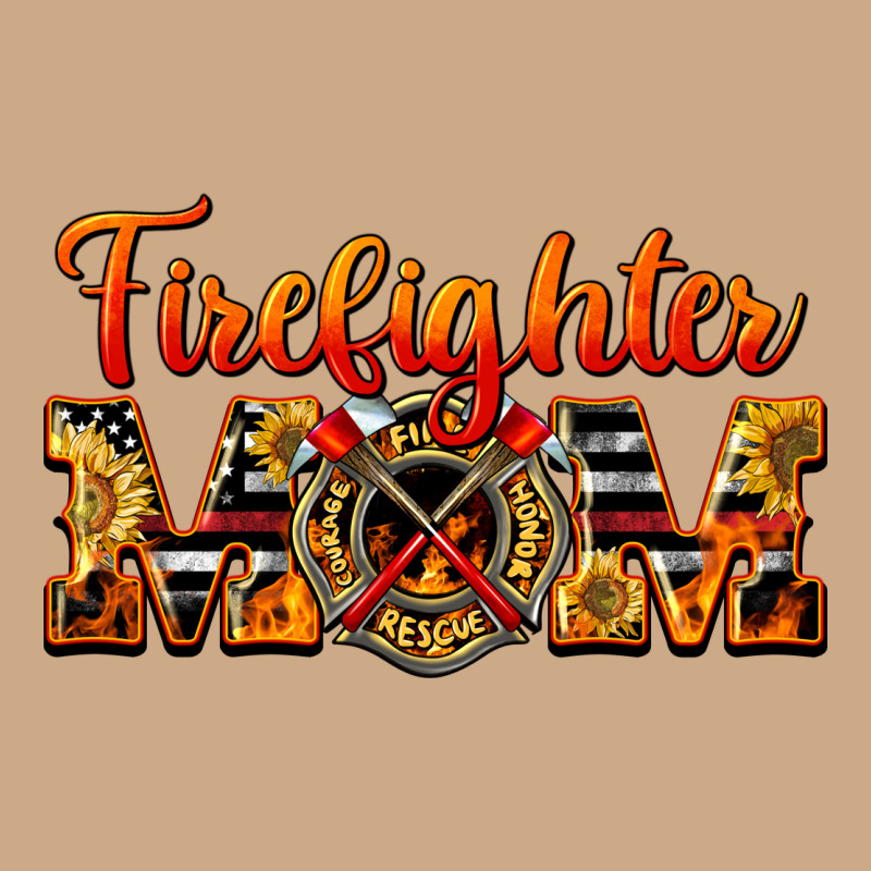 American Firefighter Mom Vintage Hoodie by LillyAllenDesigns | Teevron
