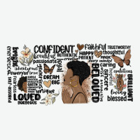 Black Woman Confident Urban Heavy Tee | Teevron