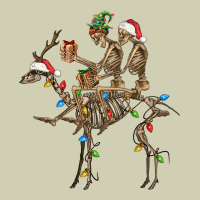 Christmas Deer And Skeletons Heavy Core Tee | Teevron