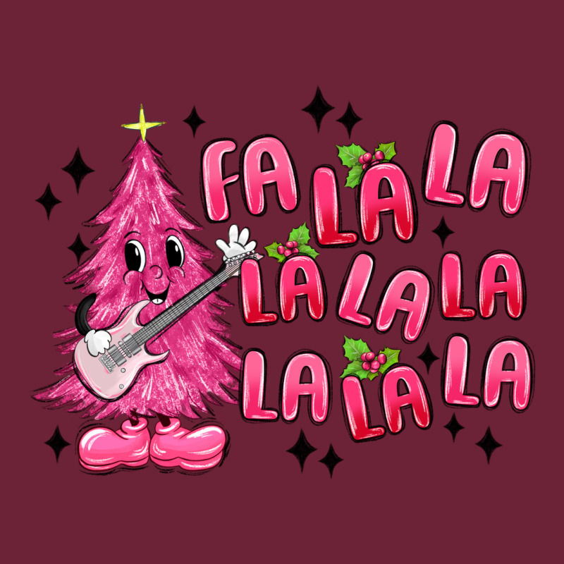 Pink Christmas Fa La La Long Sleeve Tee by MaliasSmallBusiness | Teevron