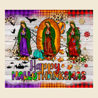 Our Lady Of Guadalupe Happy  Hallothanksmas Tumbler Premium Tee | Teevron