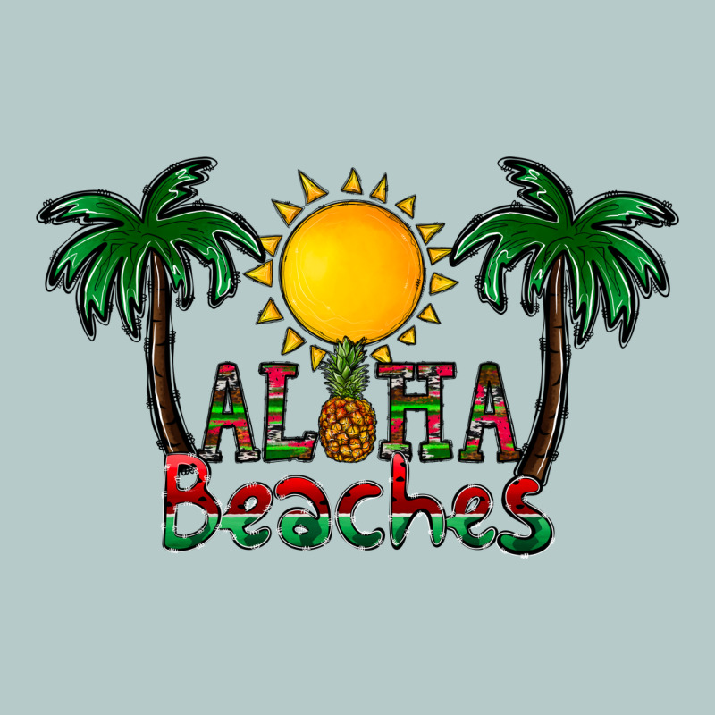 Aloha Beaches Heavy Core Tee by CowhideDigitalArt | Teevron