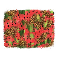 Watermelon Leopard Pattern Background Ladies Tee | Teevron