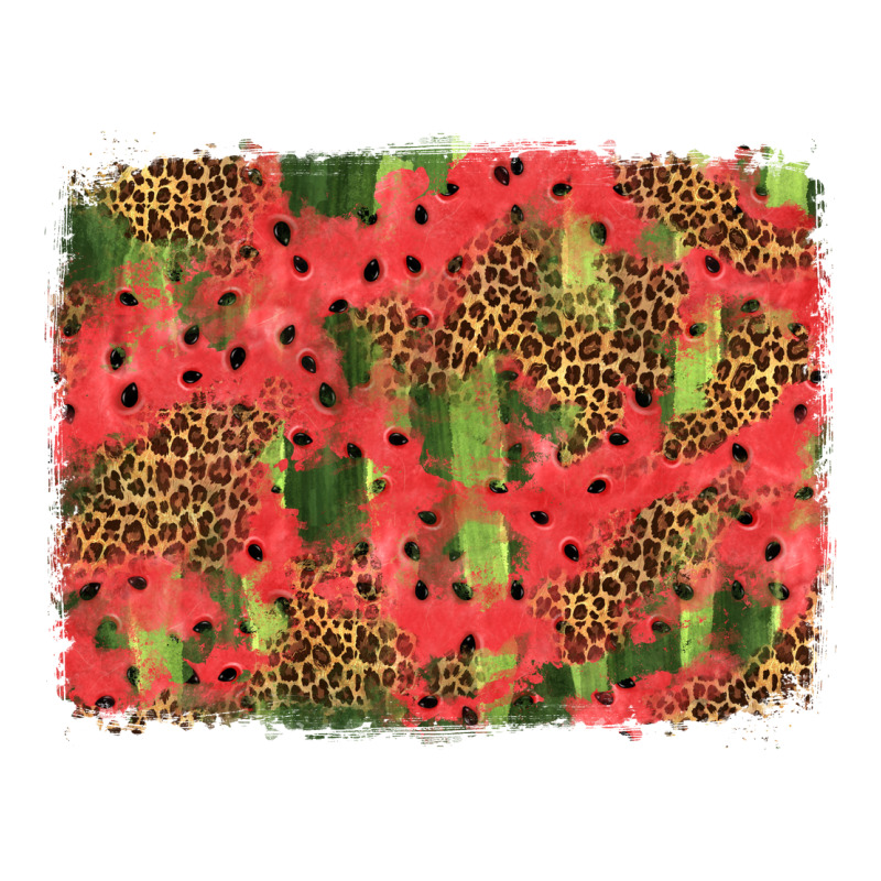 Watermelon Leopard Pattern Background Ladies Tee by HRA Design Shop | Teevron