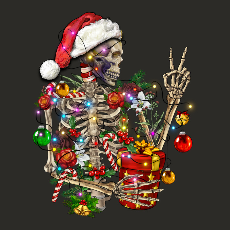 Christmas Lights And Skeleton Heavy Core Tee by FaDigitalArtStudio | Teevron