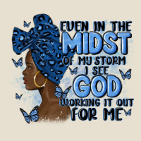 Even In The Midst Of May Storm Afro Woman Urban Heavy Tee | Teevron