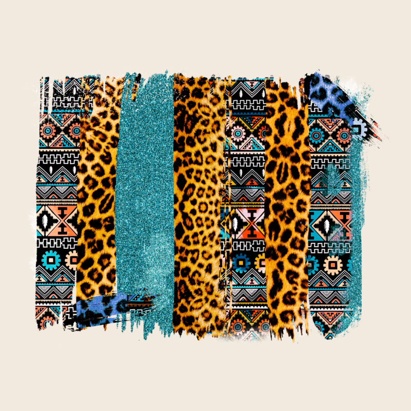 Aztec Leopard Glitter Brushstrokes Zipper Hoodie by Bettercallsaul | Teevron