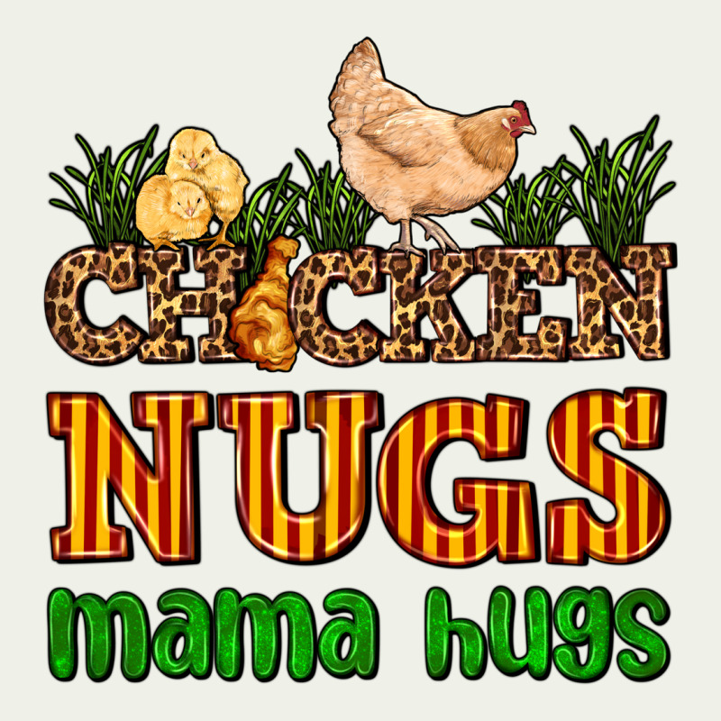 Chicken Nugs Mama Hugs Urban Heavy Tee by AdoDesignShop | Teevron