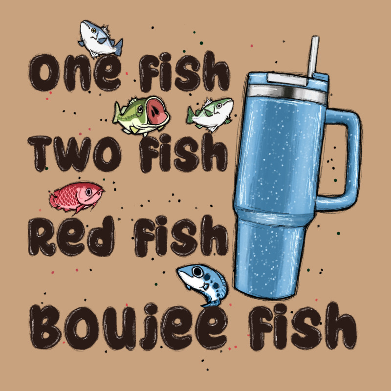 One Fish Two Fish Red Fish Boujee Fish Vintage Tee by MaliasSmallBusiness | Teevron