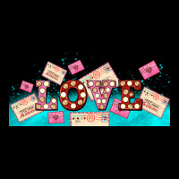 Love And Love Letters Premium Tee | Teevron