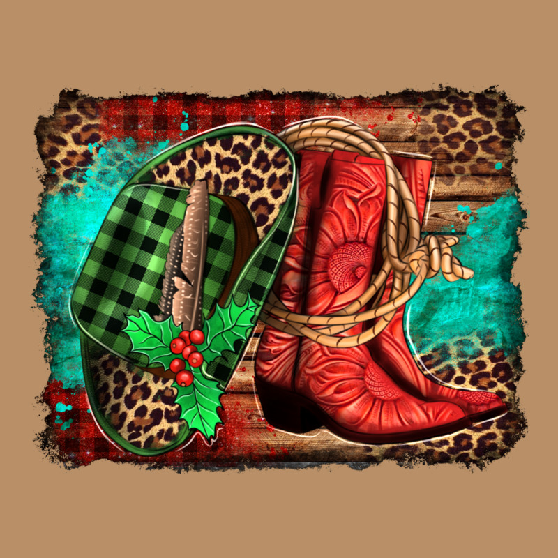 Country Boots Christmas Vintage Hoodie by Jasminsmagicworld | Teevron