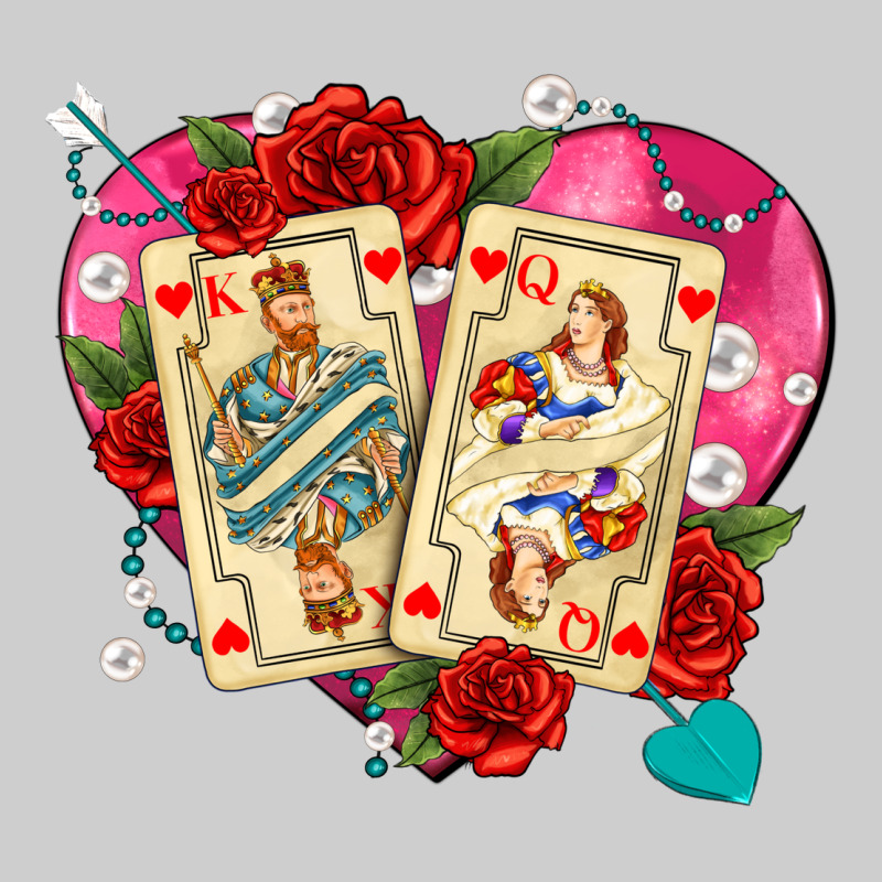 Playing Cards Roses And Pearls Premium Tee by AdoDesignShop | Teevron
