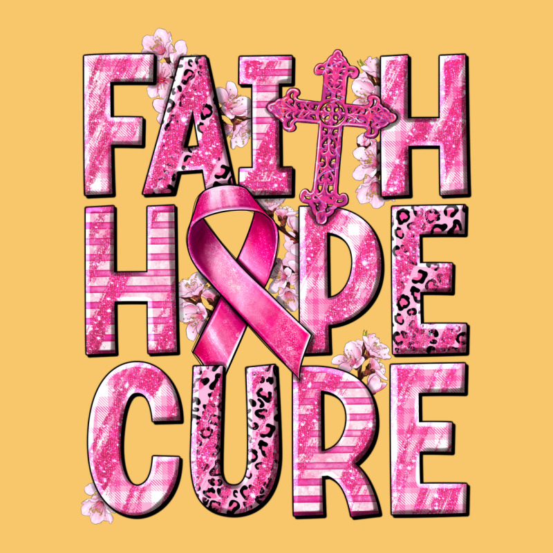 Faith Hope Cure Cancer Vintage Hoodie by NancyCooperArtShop | Teevron