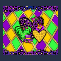 Mardi Gras Hearts Premium Hoodie | Teevron
