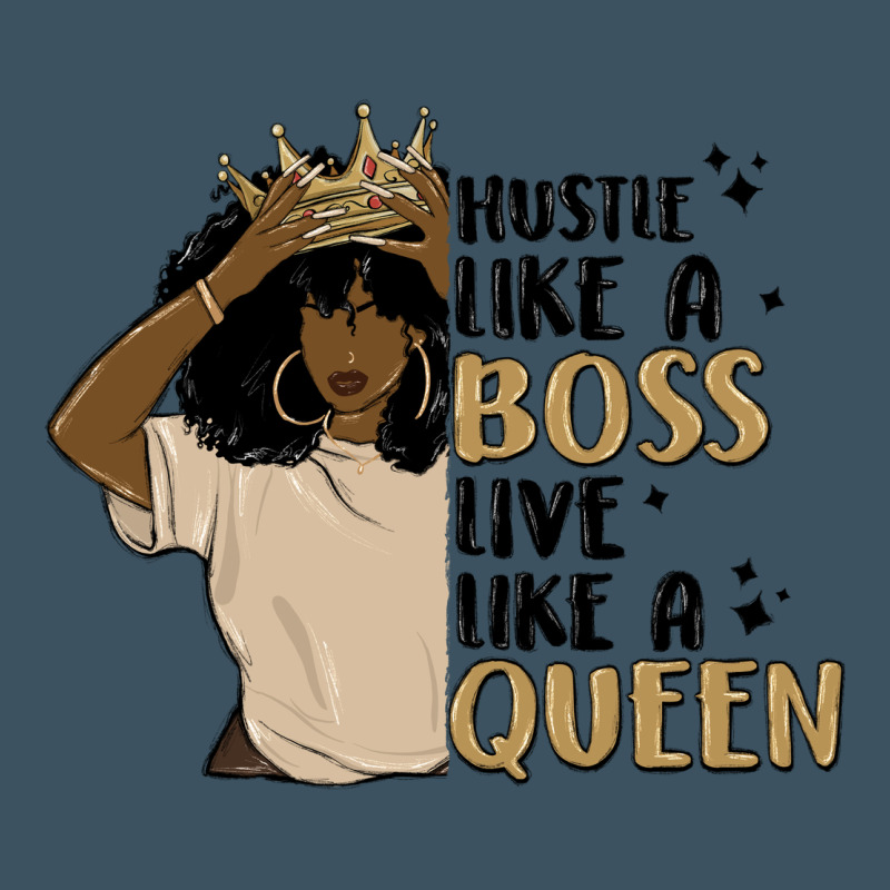 Hustle Like A Boss Live Like A Queen Urban Heavy Tee by MaliasSmallBusiness | Teevron