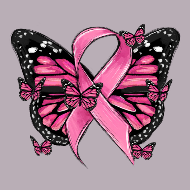 Breast Cancer Ribbon  Butterfly Vintage Tee by MaliasSmallBusiness | Teevron