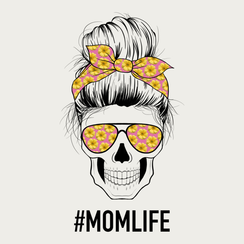 Yellow Flower On Pink Background Mom Skull Zipper Hoodie by Bettercallsaul | Teevron