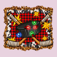 Hockey Christmas With Lights And Stars Ladies Tee | Teevron
