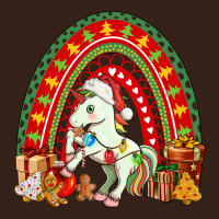 Christmas Unicorn Rainbow Heavy Core Tee | Teevron