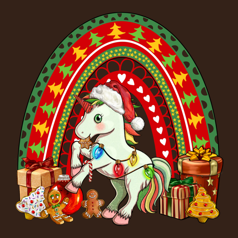 Christmas Unicorn Rainbow Heavy Core Tee by FaDigitalArtStudio | Teevron