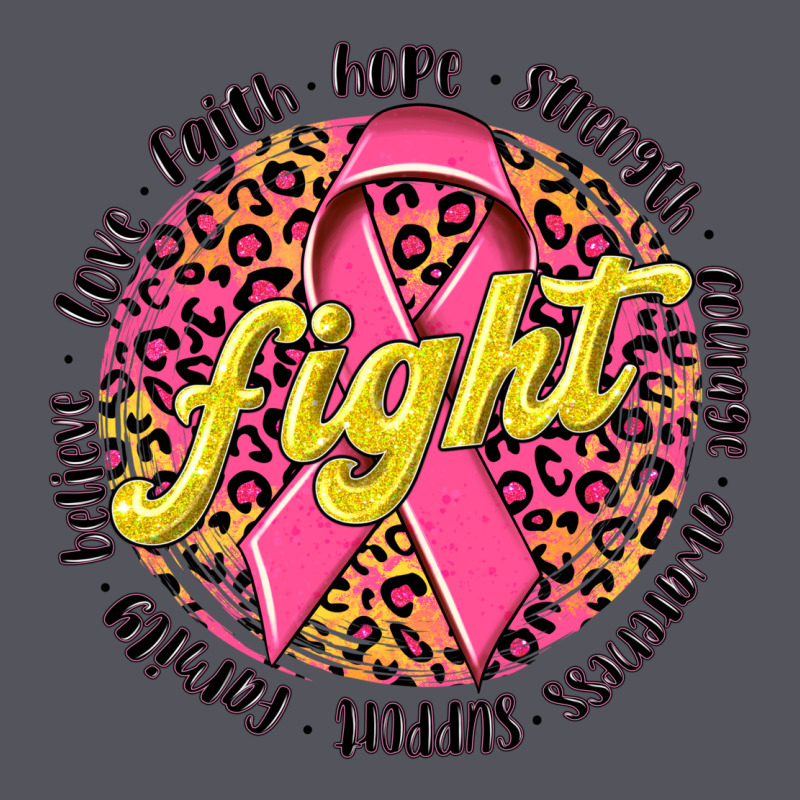 Fight Breast Cancer Vintage Hoodie by NancyCooperArtShop | Teevron