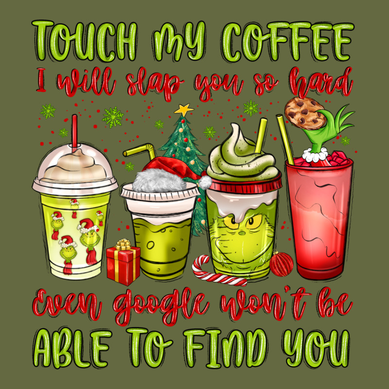 Christmas Characters Coffee Cups Long Sleeve Tee by MaliasSmallBusiness | Teevron
