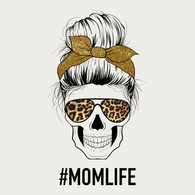 Glitter Patterned Leopard Mom Skull Zipper Hoodie by Bettercallsaul | Teevron