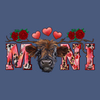 Valentine's Day Mini Black Highland Calf Vintage Hoodie | Teevron