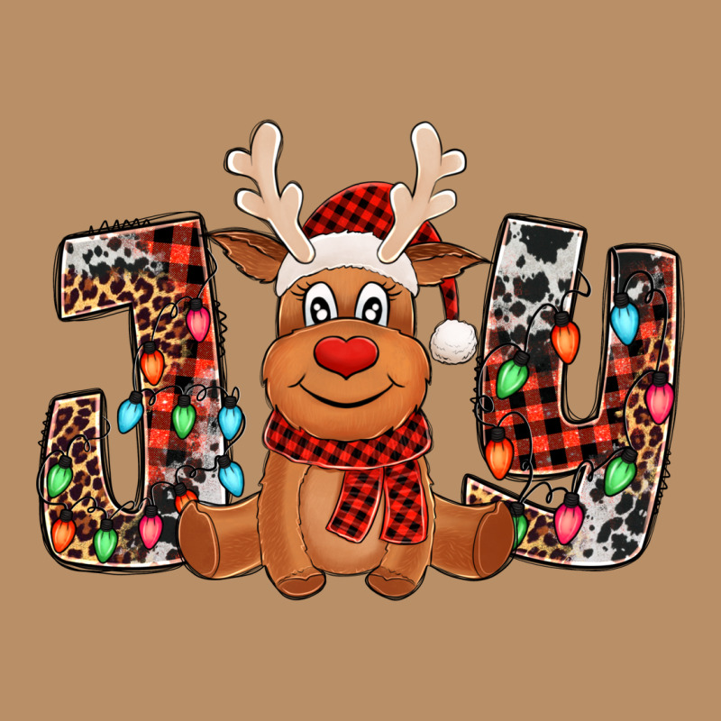 Joy Christmas Reindeer Vintage Hoodie by Jasminsmagicworld | Teevron