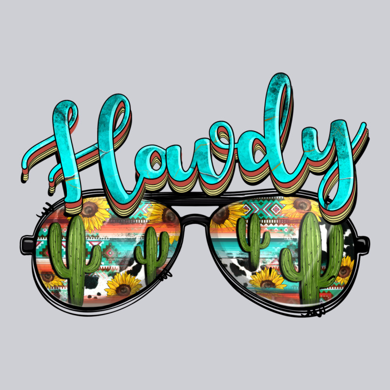 Western Howdy Police Sunglasses Heavyweight Sweatshirt by NancyCooperArtShop | Teevron